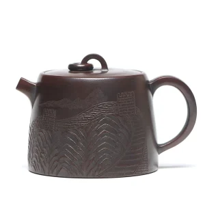 Modern Minimalist Great Wall Jinglan Yixing Teapot