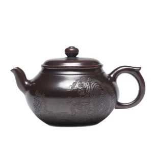 Songfeng Huyun Handmade Yixing Purple Clay Teapot