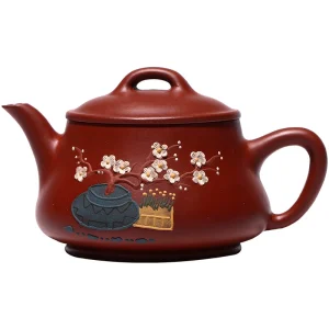Plum Blossom Home Use Yixing Zisha Teapot 210cc