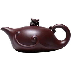 Handmade Yixing Large-Capacity Purple Clay Teapot (Longying)