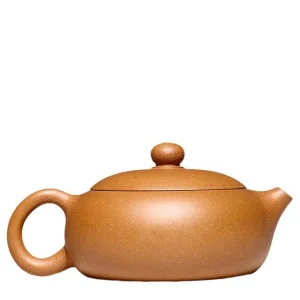 Flat Xishi Yixing Zisha Teapot 180cc