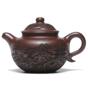 Handmade Yixing Original Ore Purple Clay Teapot (Lianzi )