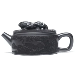 Crouching Tiger Hidden Dragon Hanwa Yixing Zisha Teapot 255cc