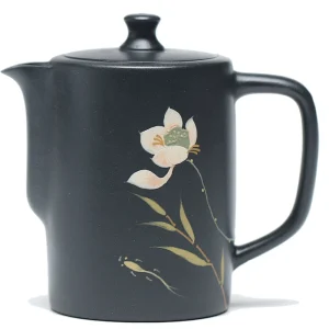 Pure Handmade Clivia Yixing Zisha Teapot 240cc