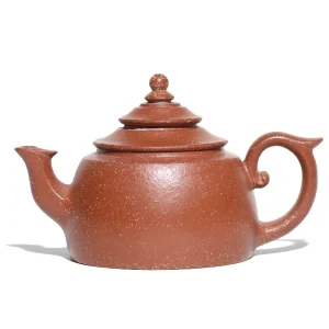 Large Capacity Phoenix Terrace Design Purple Clay Tea Pot 360cc