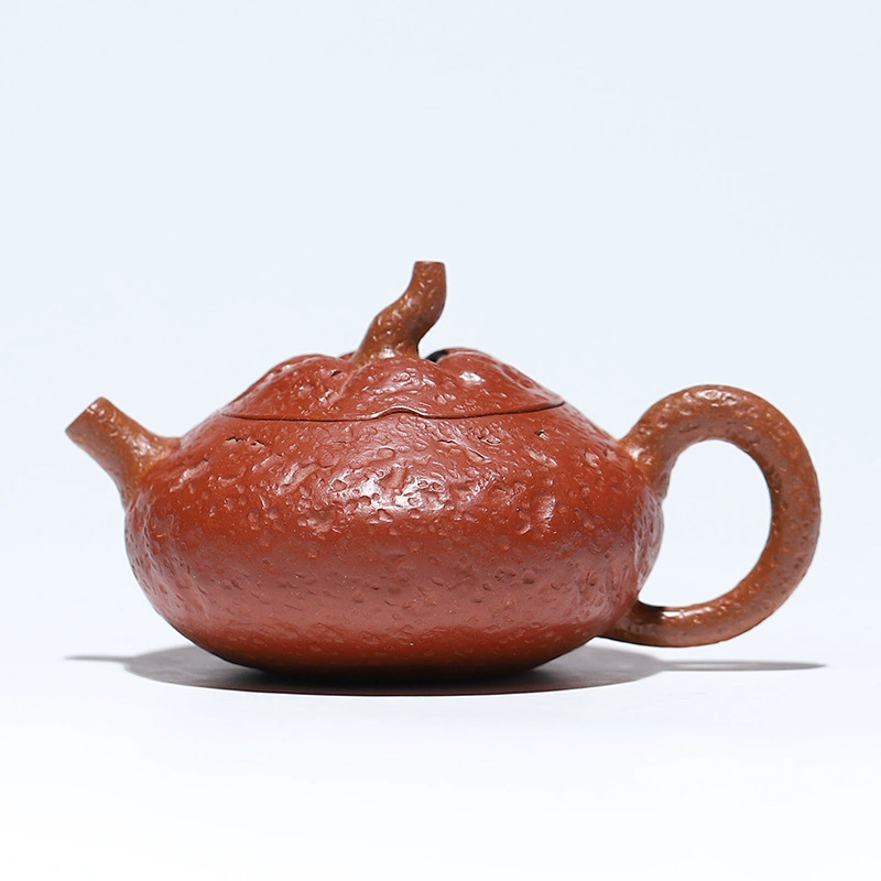 Full Handmade Ugly Tangerine Yixing Purple Clay Teapot 120cc