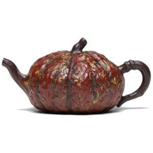 Full Handmade Pumpkin Shape Yixing Zisha Teapot 300cc