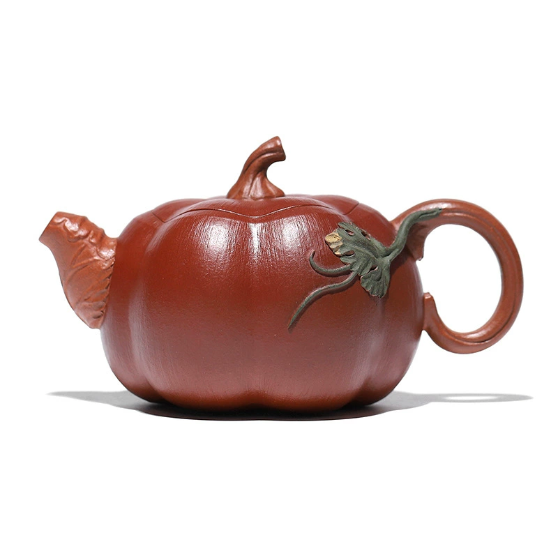 Traditional Pumpkin Style Yixing Zisha Teapot 240cc