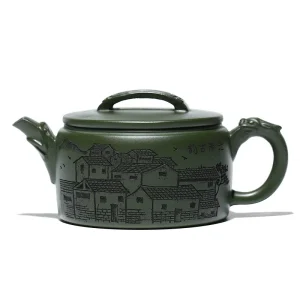 Ancient Charm Dragon Tile Yixing Zisha Teapot 230cc