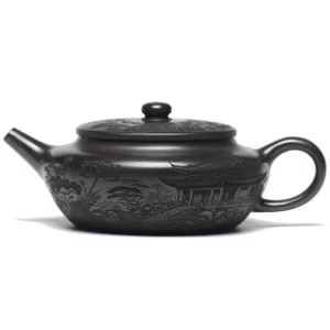Large Capacity Heqi Bianchen Yixing Zisha Teapot 350cc
