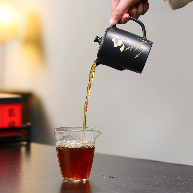 Pure Handmade Clivia Yixing Zisha Teapot 240cc - Image 2