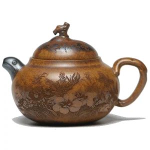 Yixing Gourd Shape Zisha Teapot 280cc