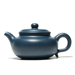 Full Handcrafted Imitation Drum Purple Clay Tea Pot