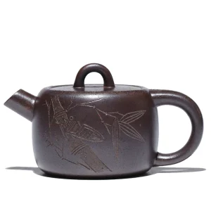 Handmade Cannon Mouth Jing Lan Purple Clay Tea Pot