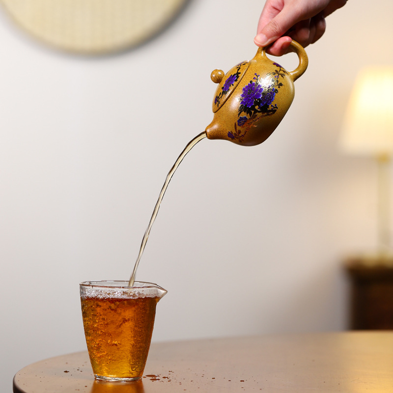 Handmade Colorful Xishi Shape Purple Clay Teapot China Origin - Image 2