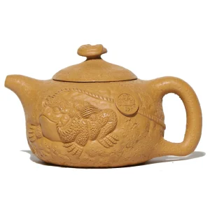 Full Handmade Blessing Ganoderma Gongchun Zisha Teapot