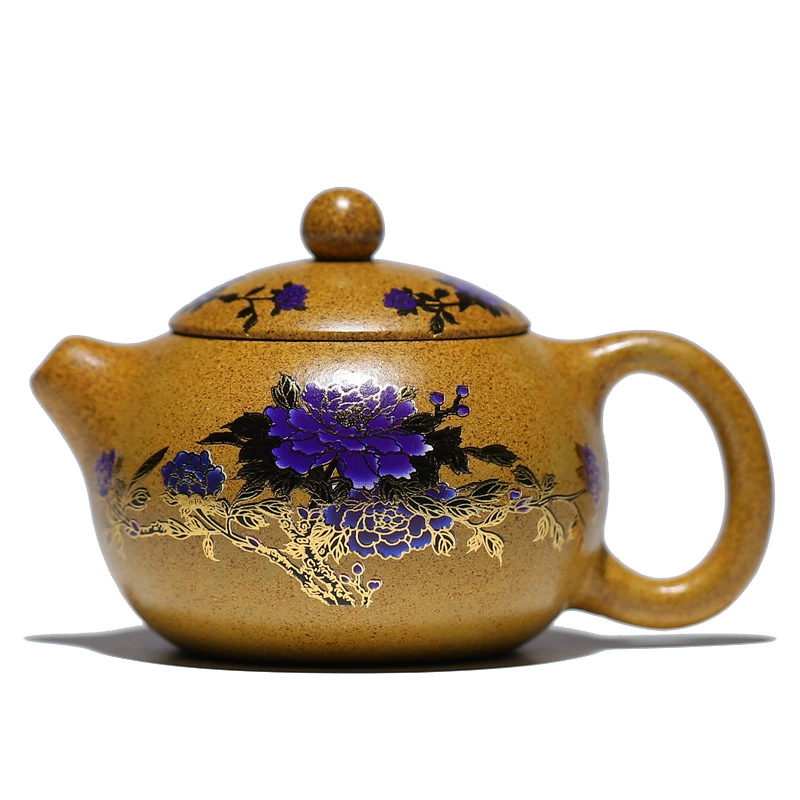 Handmade Colorful Xishi Shape Purple Clay Teapot China Origin