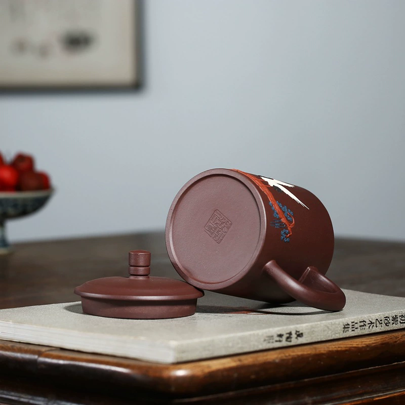 Fortune & Longevity 450ml Zisha Tea Cup - Image 3