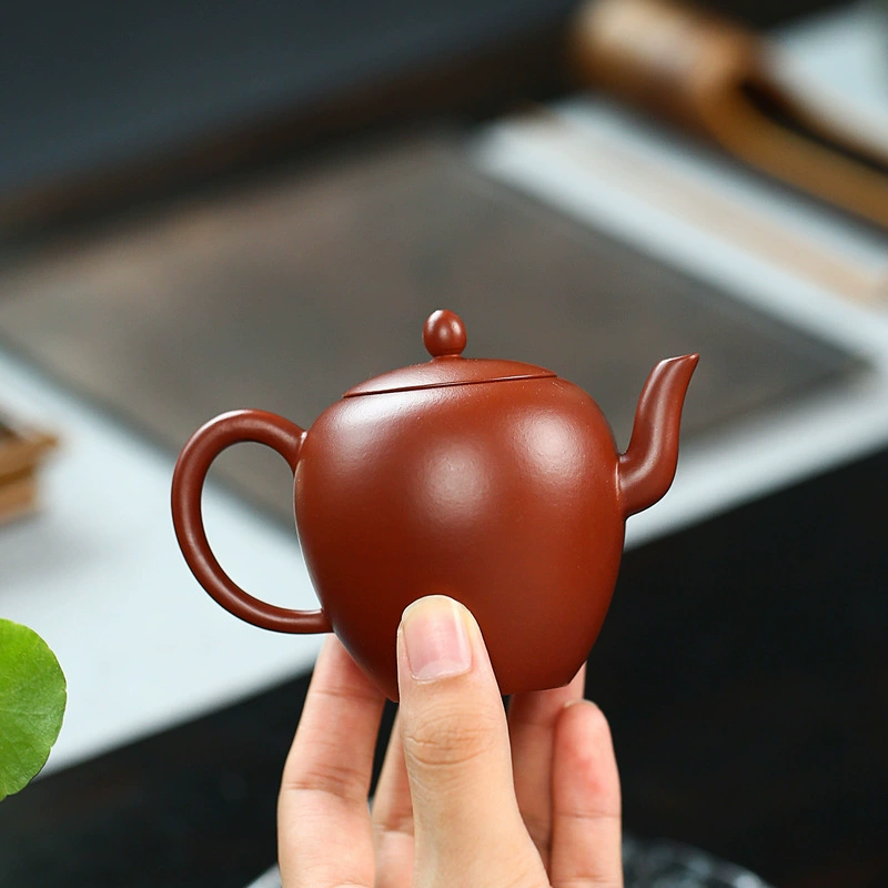 Mini Beauty Shoulder Yixing Zisha Teapot Small Capacity - Image 3