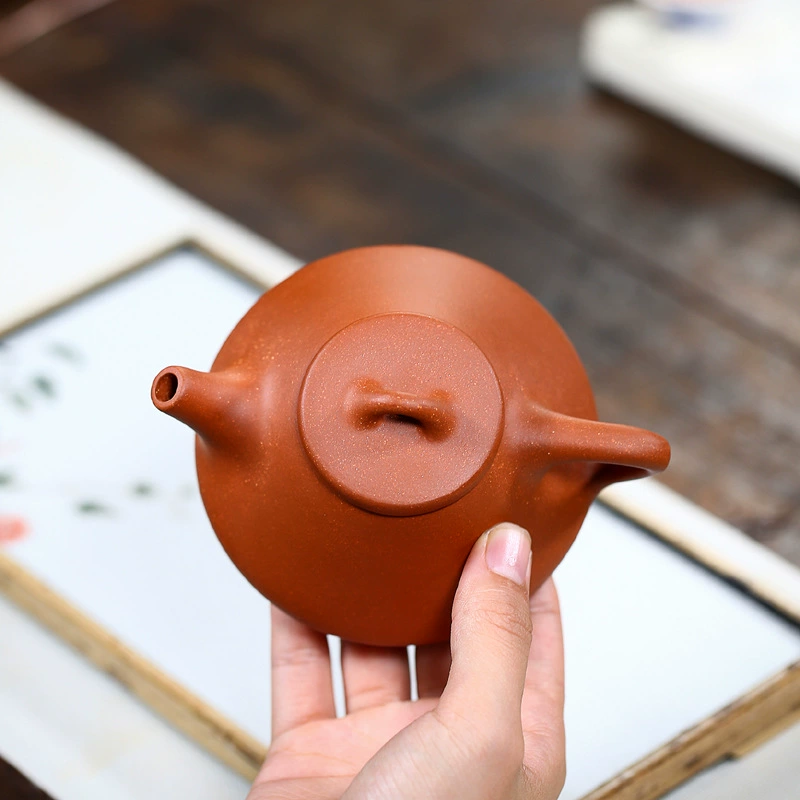 Traditional Yixing Handmade Ziye Stone Piao Kung Fu Teapot - Image 4