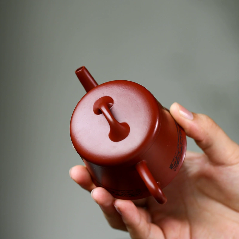 Handmade Yixing Han Style Well Rail Zisha Teapot Direct Shipping from China - Image 3