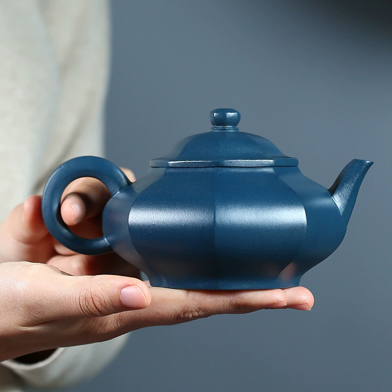 Octagonal Precious Ling Yixing Zisha Teapot Home Kung Fu Tea Set - Image 4