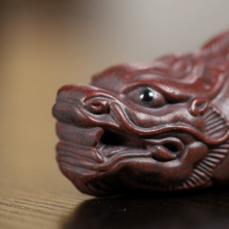 Cultivable Dragon Fish Zisha Tea Pet Ornament - Image 3