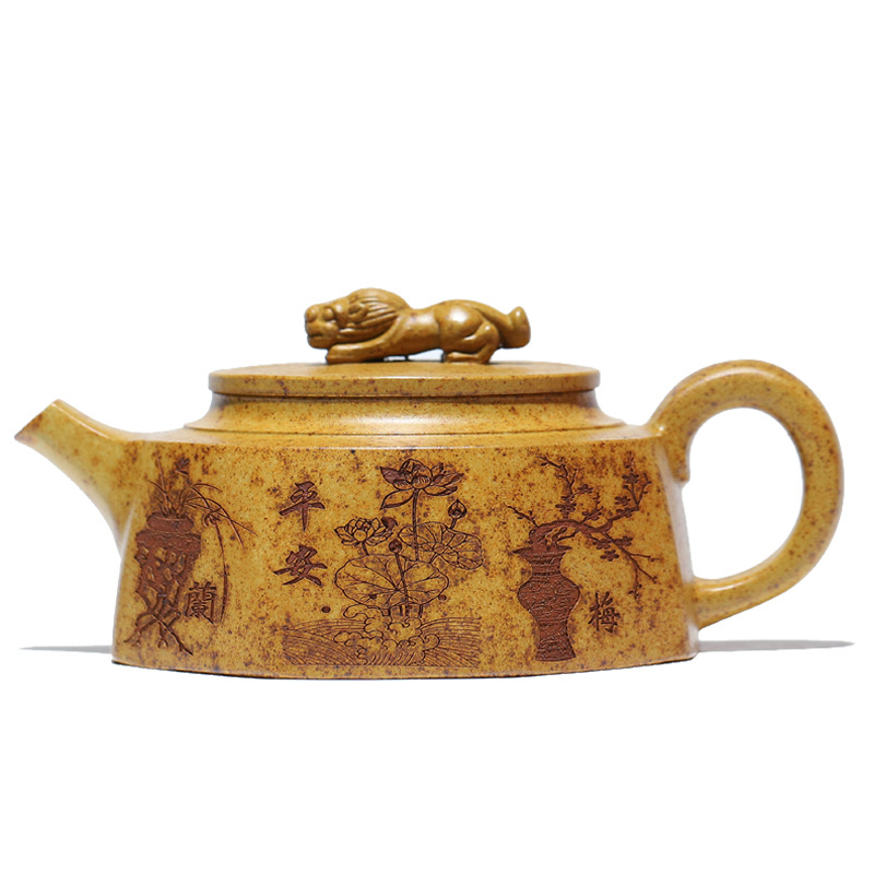 Pure Handmade Jiyun Octagonal Yixing Zisha Teapot - Image 5