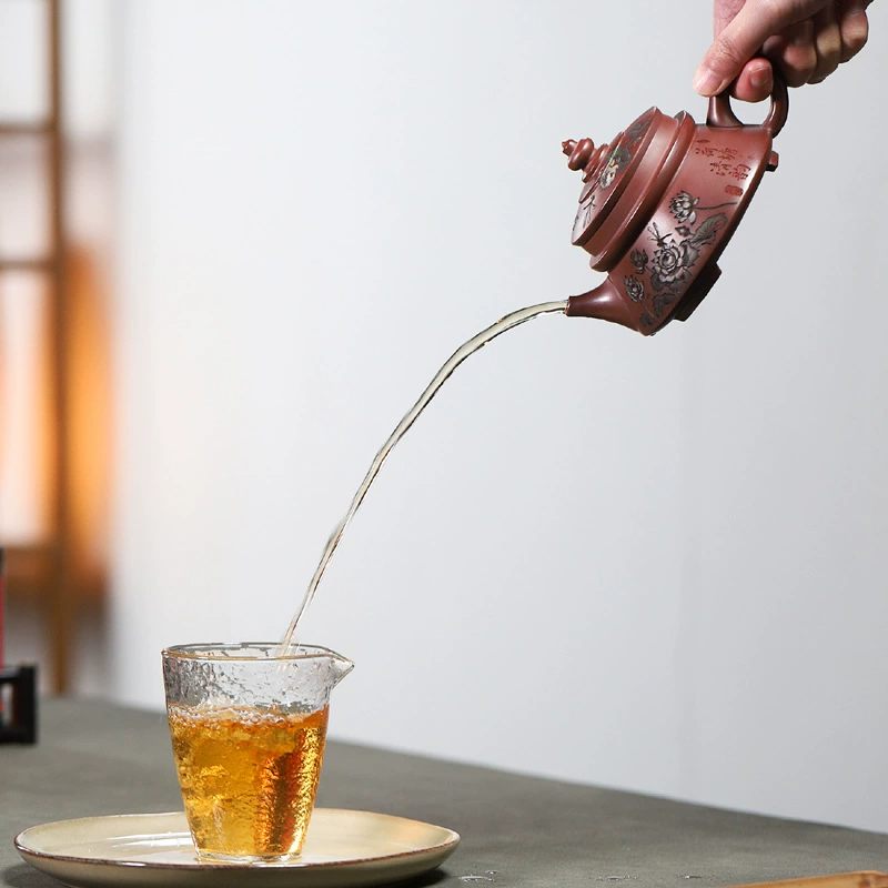 Pure Handmade Elegant Charm Zisha Kung Fu Teapot - Image 3