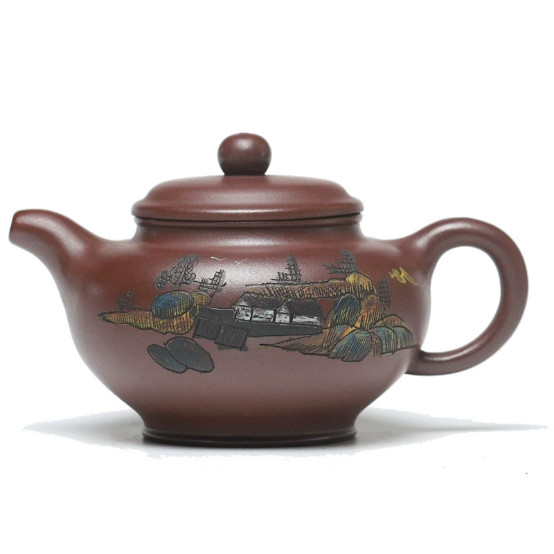 Duo Zhi Style Zisha Kung Fu Teapot - Image 2