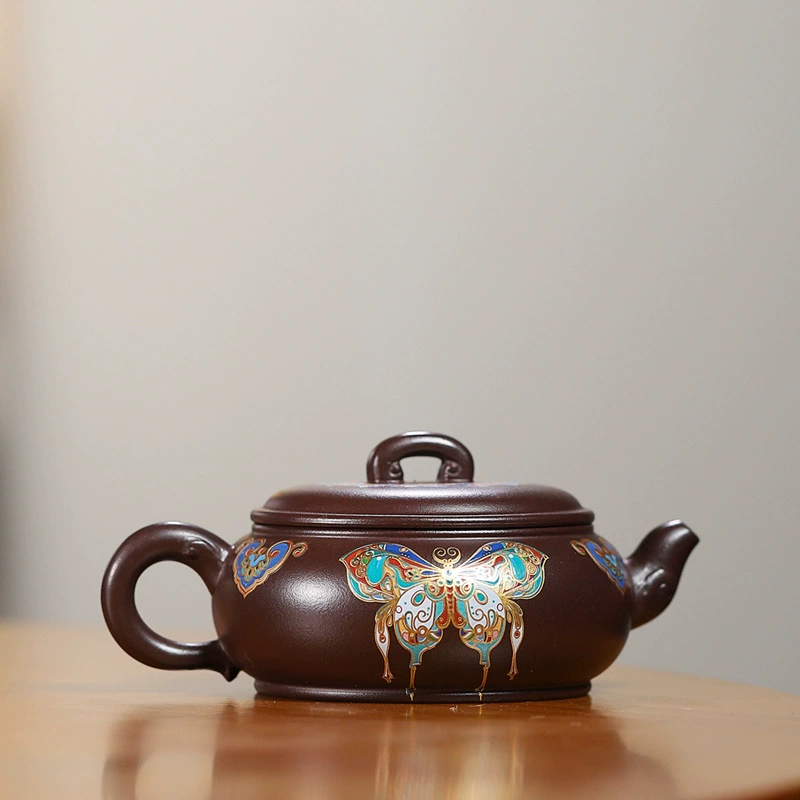 Wan Die Yixing Zisha Teapot Wide Mouth Easy to Clean - Image 4