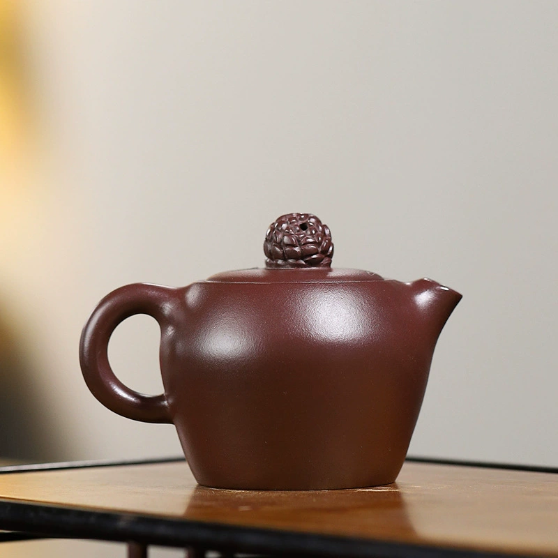 Squirrel Decor Zisha Teapot Home Tea Set - Image 5