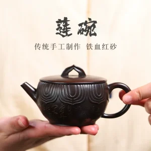 Lotus Bowl Style Zisha Teapot