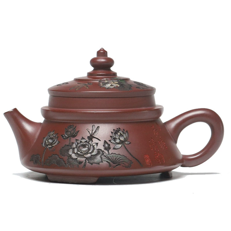 Pure Handmade Elegant Charm Zisha Kung Fu Teapot - Image 2