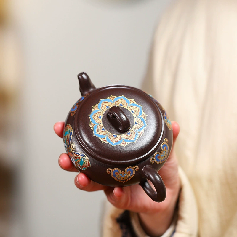 Wan Die Yixing Zisha Teapot Wide Mouth Easy to Clean - Image 3