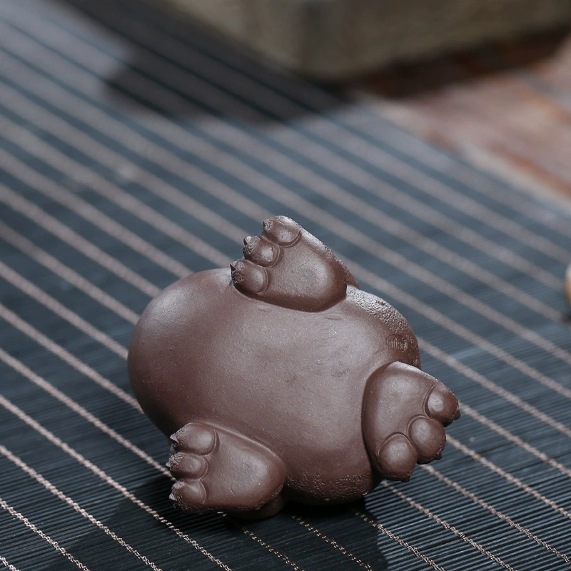 ZishaTeaPet Golden Toad Ornament - Image 3