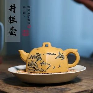 ZishaTeapot Six Sided Jinglan Small Capacity Full Handmade