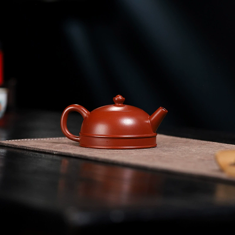 Handmade Double Line Half Moon Zisha Teapot Chinese Tea Kettles - Image 5