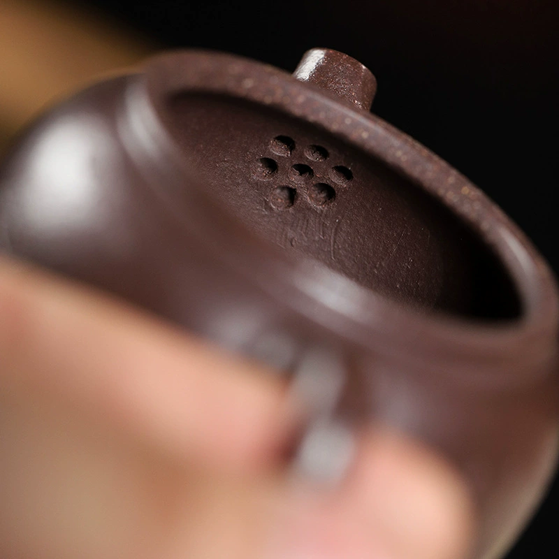 Lotus Fun Zisha Teapot Pure Handmade Chinese Tea Kettles - Image 3