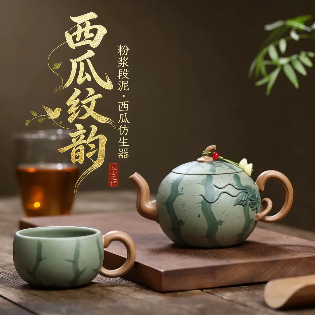 Yixing Teapots For Sale(Watermelon Striped)
