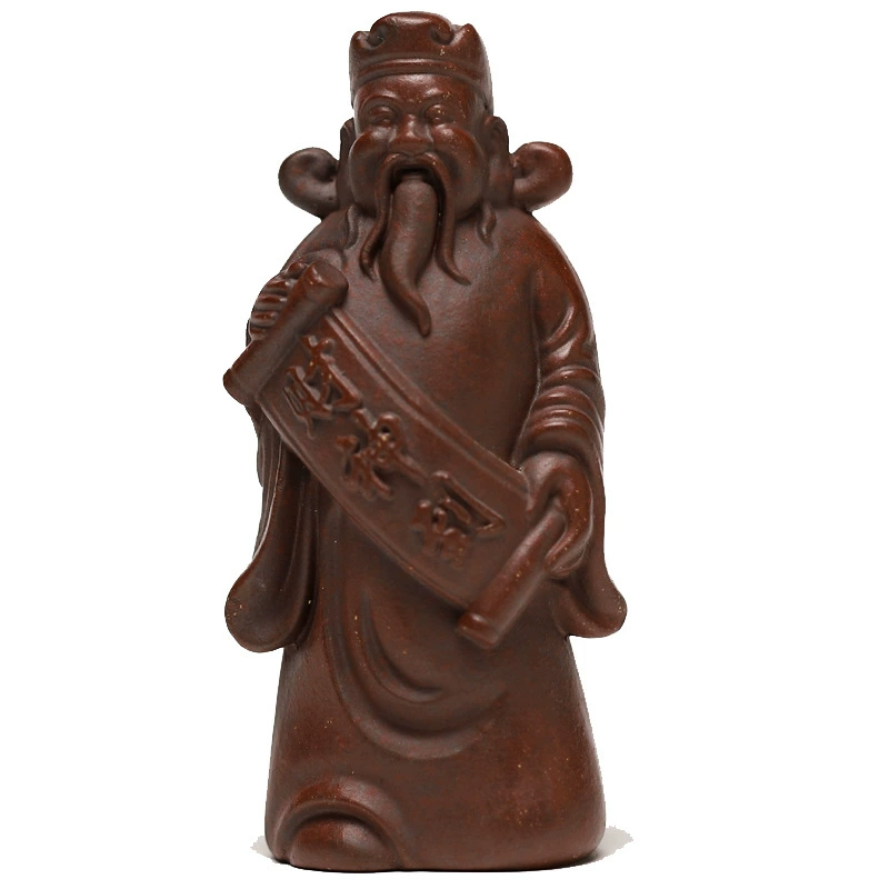 Handmade ZishaTeaPet God of Wealth Decor - Image 2
