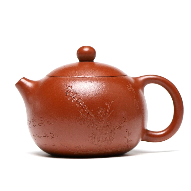 Handmade ZishaTeapot Spring Plum Xishi Teapot - Image 2