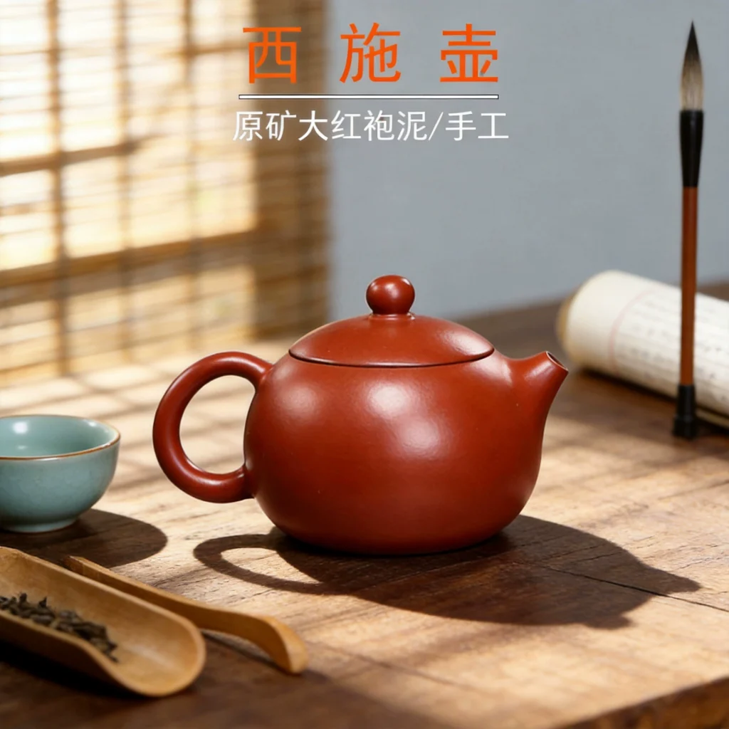 Chinese Tea Kettles Pure Handmade Oriental Xishi Zisha Teapot