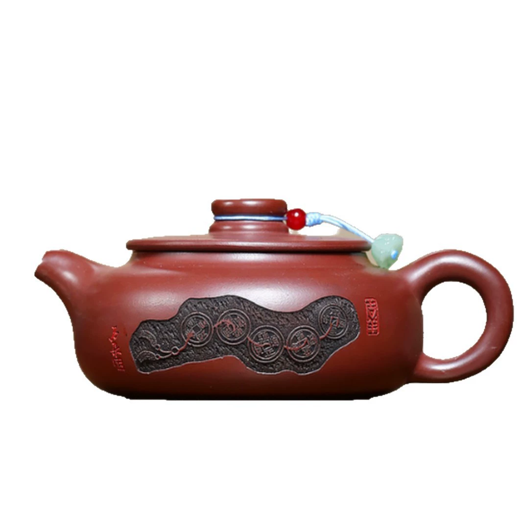Household Wealth Gathering Han Wa Zisha Teapot - Image 2
