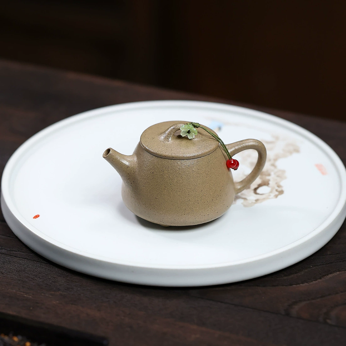 Handcrafted Tiny Fingertip Shipiao Yixing Zisha Teapot Inward Ball Spout - Image 5