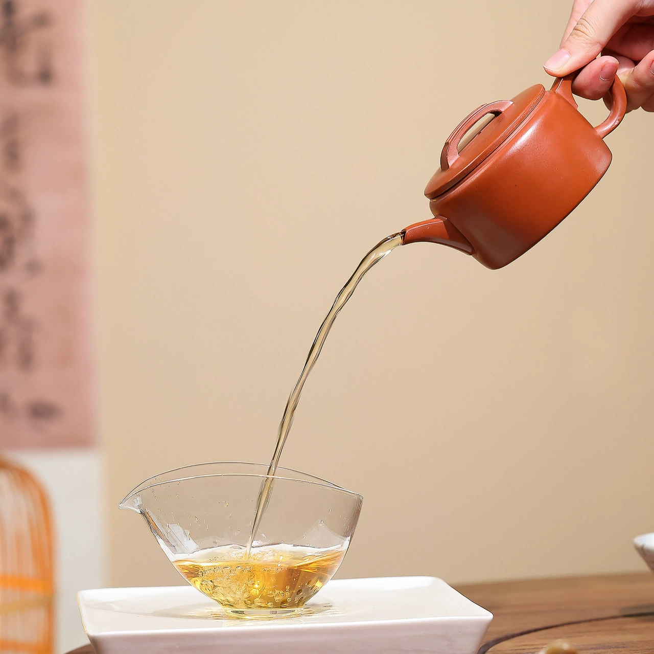 Semi Handmade Classic Literati Han Wa Clay Tea Pot - Image 3