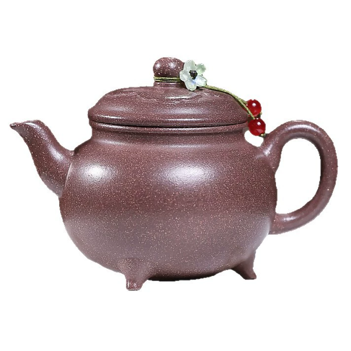 Semi-Handmade Multicolor Dabin Ruyi Zisha Teapot for Kung Fu Tea - Image 2