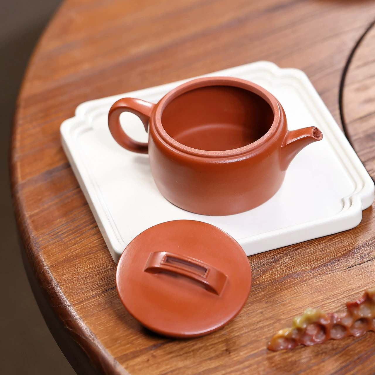 Semi Handmade Classic Literati Han Wa Clay Tea Pot - Image 4