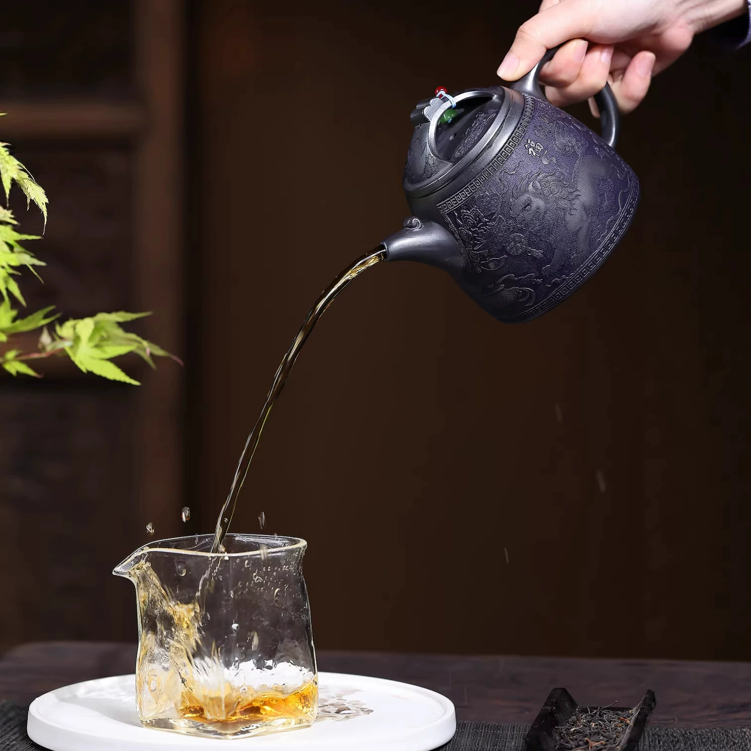 Auspicious Wealth Attracting Qin Quan Chinese Tea Kettles - Image 3
