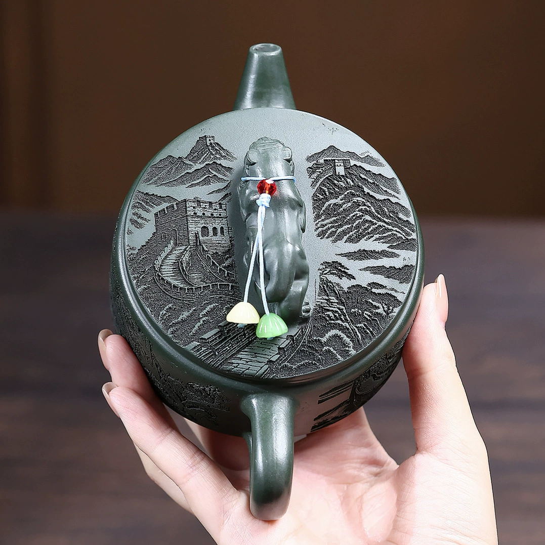 Handmade Crouching Tiger Hidden Dragon Zisha Teapot - Image 4